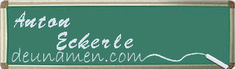 Anton Eckerle Visitenkarte